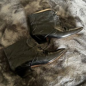 Roper Leather Cowboy Boots